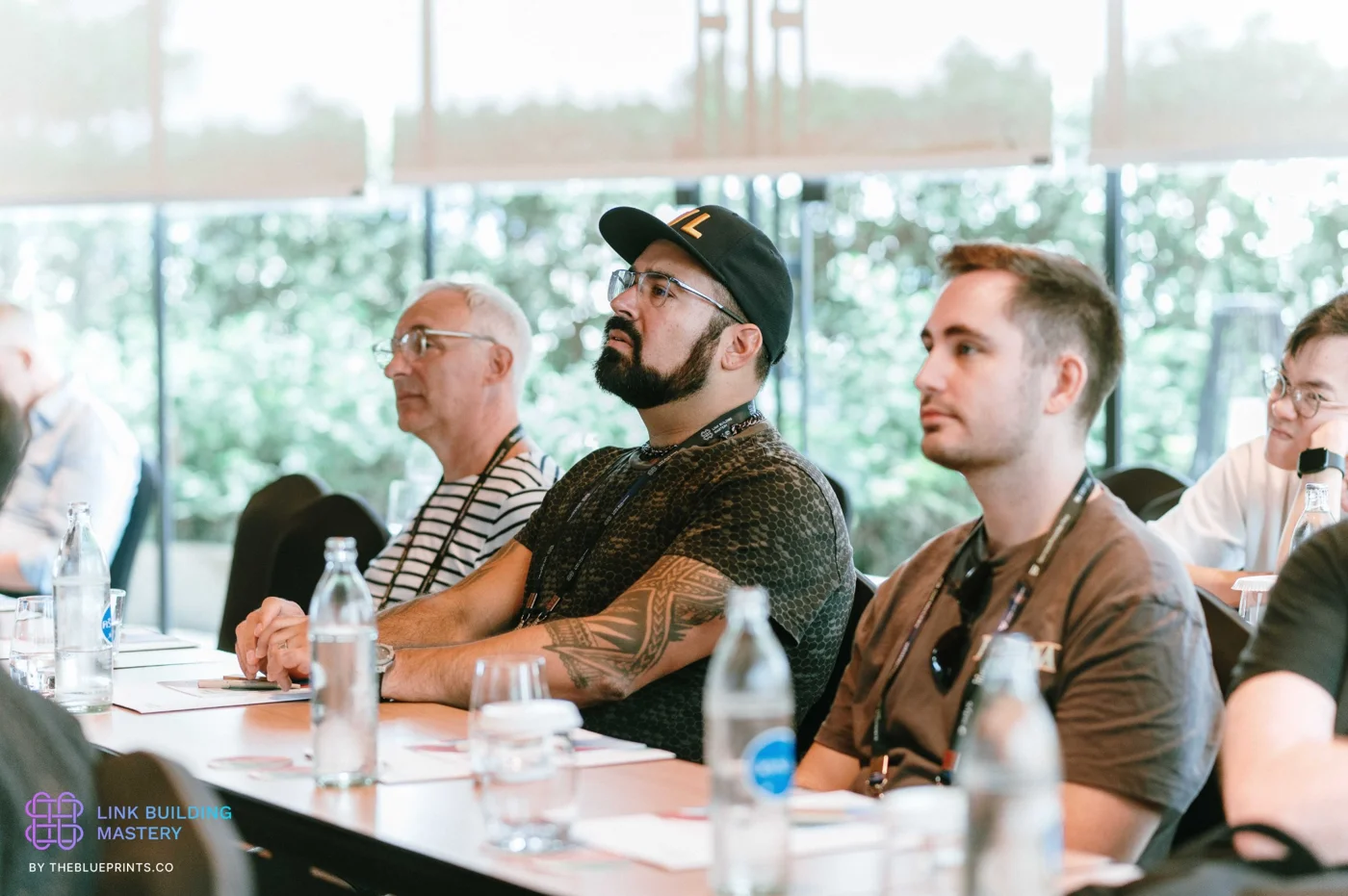 George at an international business workshop